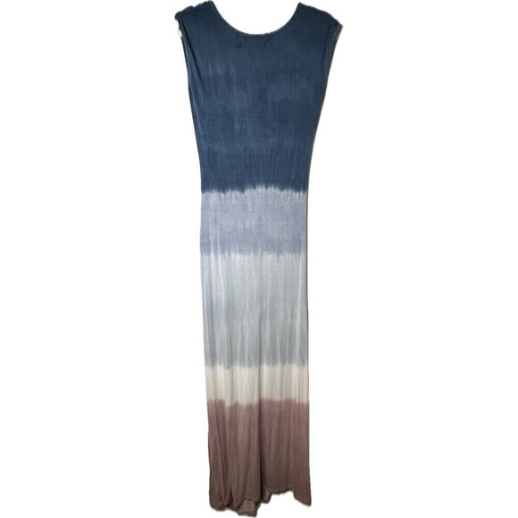 Urban X Umbre Maxi Dress With‎ Ruched Waist, Tie Dye Detail, Bottom Slit Size S - Picture 4 of 9